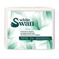 White Swan Dinner Napkins (2-Ply, 15.8-in x 16.8-in, White, 1/8 Fold), 2400 Count