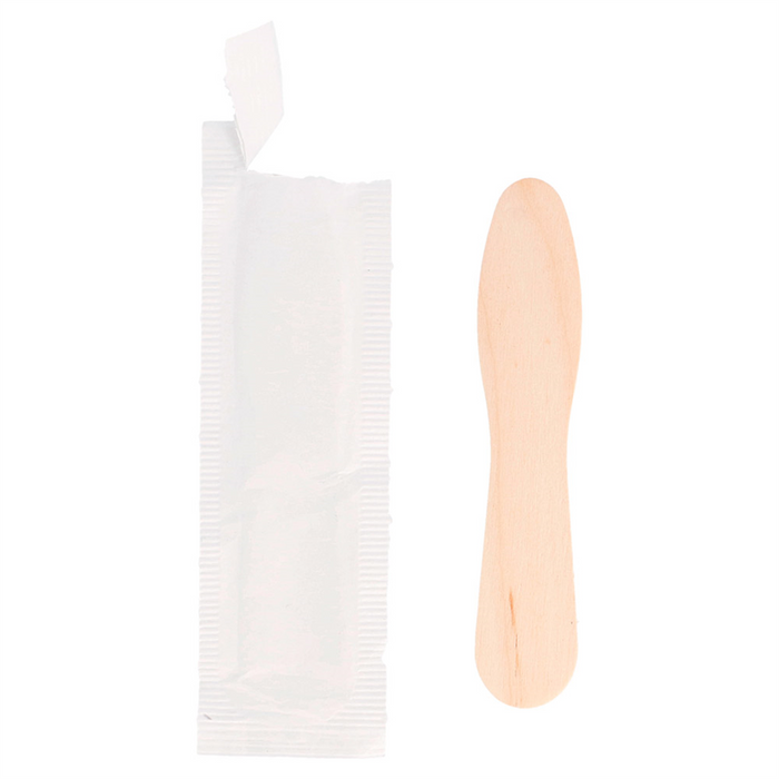 Wooden Ice Cream Spoon (Wrapped), 1000 Count